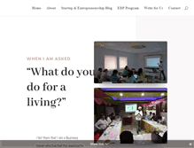 Tablet Screenshot of lessonsatstartup.com